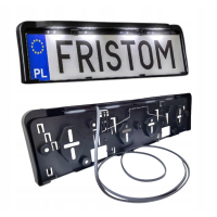 RAMKA TABLICY REJESTRACYJNEJ OŚWIETLENIE LAMPA LED laweta samochód przyczep RAMKA TABLICY REJESTRACYJNEJ OŚWIETLENIE LAMPA LED laweta samochód przyczep